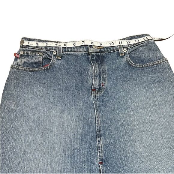 Ralph Lauren Front Slit Denim Skirt Size 4 - Picture 7 of 14